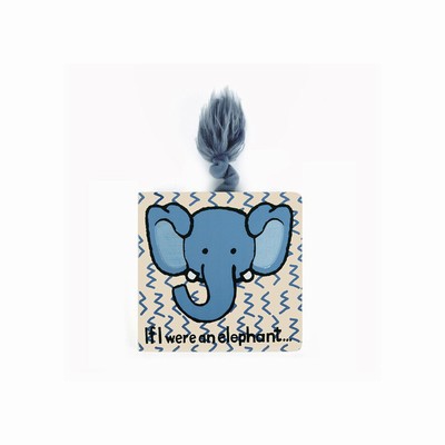 Jellycat If I Were An Elephant Board and Fuddlewuddle Elephant Medium New Zealand | LRHBS9436